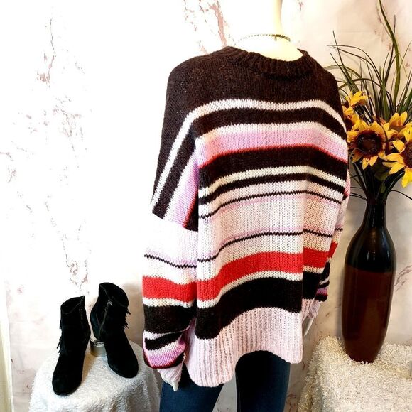 Something Navy Angora mohair wool soft knit sweater - Picture 5 of 7